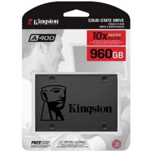 Kingston SSD 960GB A400 SATA 3 2.5″ Internal SSD SA400S37/960G Accessories