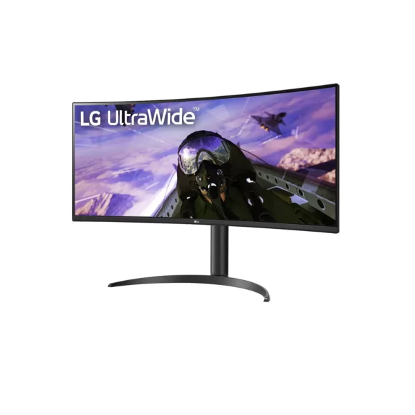 LG 34” Monitor Curved UltraWide QHD HDR FreeSync™ Premium with 160Hz Refresh Rate LCD 4