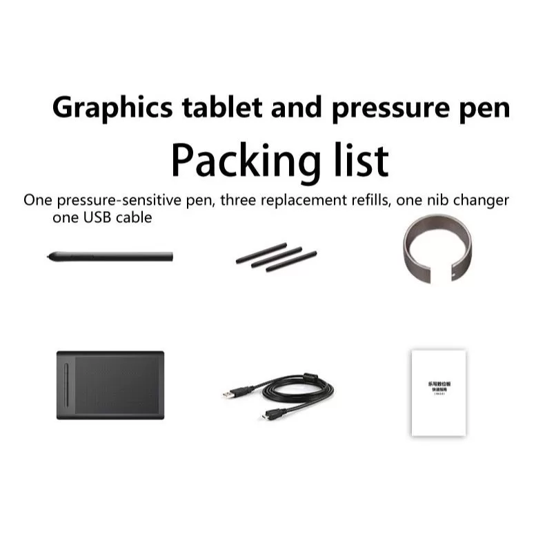 Vson WP9625 Drawing Pad 11×7.4 inch, 5 Hot Keys Accessories 10