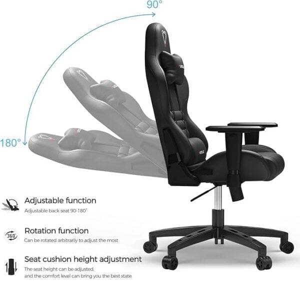 FURGLE CARRY SERIES RACING STYLE GAMING CHAIR Up to 149KG - Image 4