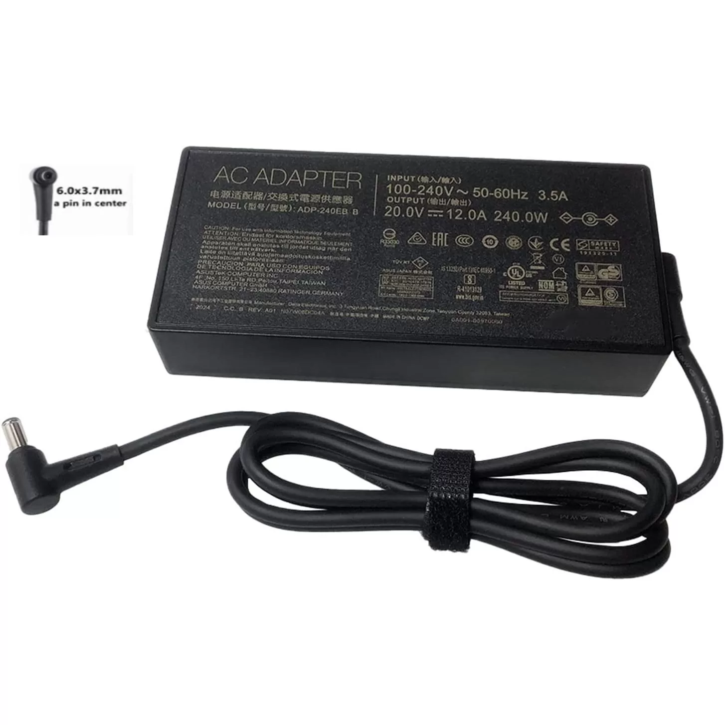 Original Adapter Charger Asus 20V 12A 240W 6.0×3.7mm Adapters 3