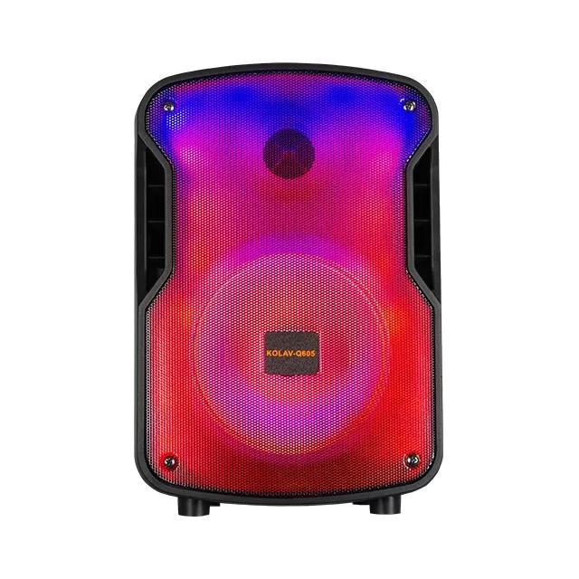 Rechargeable Karaoke  Speaker KOLAV-Q605, 6.5-inch, Portable, DJ Light Accessories 4