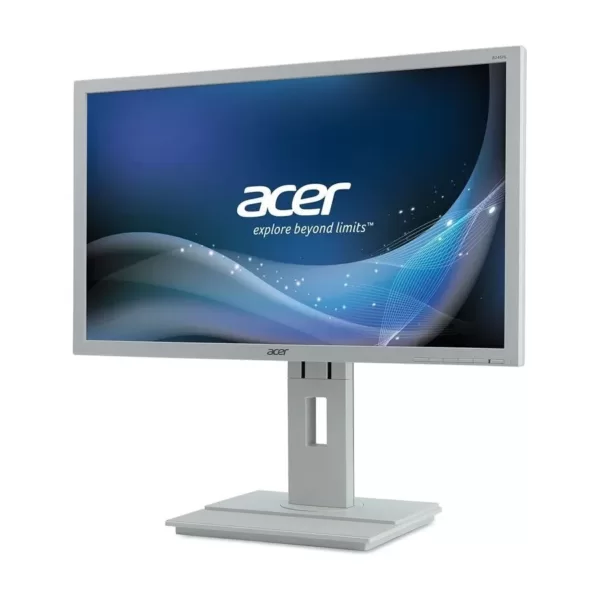 ACER LED Monitor B246HL, 24-inch FHD, 75HZ, VGA, DVI, Speakers, Adjustable stand, Open Box - Image 3