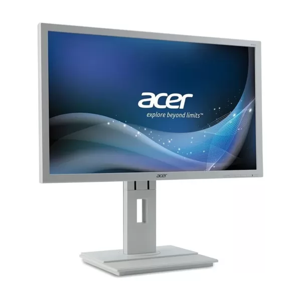 ACER LED Monitor B246HL, 24-inch FHD, 75HZ, VGA, DVI, Speakers, Adjustable stand, Open Box - Image 2