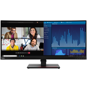 Lenovo Thinkvision P34W-20, 34-inch QHD IPS Monitor, 4ms, 60Hz