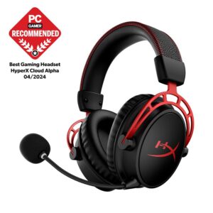 HyperX Cloud Alpha 4P5D4AA, Wireless Gaming Headset, X Spatial Audio Accessories