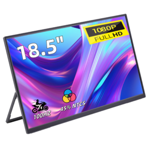 Portable Screen PS185, 18.5-inch FHD IPS Panel, 100Hz, USB C and Mini HDMI, Ultra-Slim