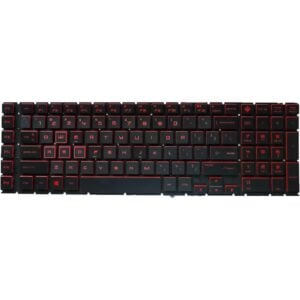 Keyboard HP Omen 17-CB, Red Backlit, US