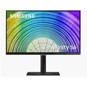 Samsung Viewfinity S6 S60UA LS24A60PUCUXEN, 24-inch Business Monitor QHD, 75Hz, 5ms, Type C