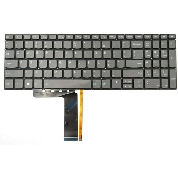 Keyboard Lenovo Ideapad slim 3, Gray, Backlit, US