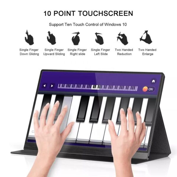 Portable Screen S27B-2, 15.6-inch FHD Touchscreen, USB C and Mini HDMI - Image 3