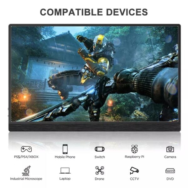 Portable Screen S27B-2, 15.6-inch FHD Touchscreen, USB C and Mini HDMI - Image 4