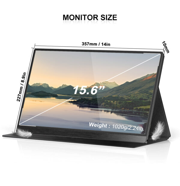 Portable Screen S27B-2, 15.6-inch FHD Touchscreen, USB C and Mini HDMI - Image 5