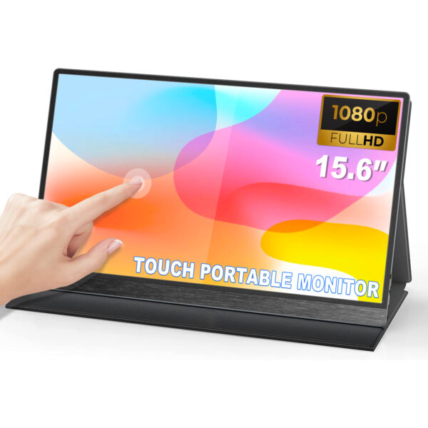 Portable Screen S27B-2, 15.6-inch FHD Touchscreen, USB C and Mini HDMI