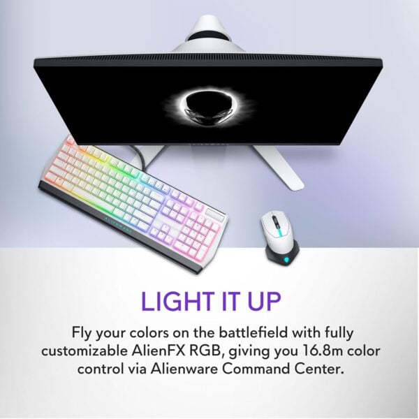 Alienware Wireless Gaming Mouse AW610M, 7 buttons, wireless and wired, up to 16000 DPI - Image 3