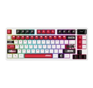 MSI Forge GK600 TKL Wireless, Mechanical Linear switches, 1.06-inch screen, Anti-slip Base