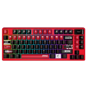 MSI Forge GK600 TKL Wireless, Mechanical Linear switches, 1.06-inch screen, Anti-slip Base