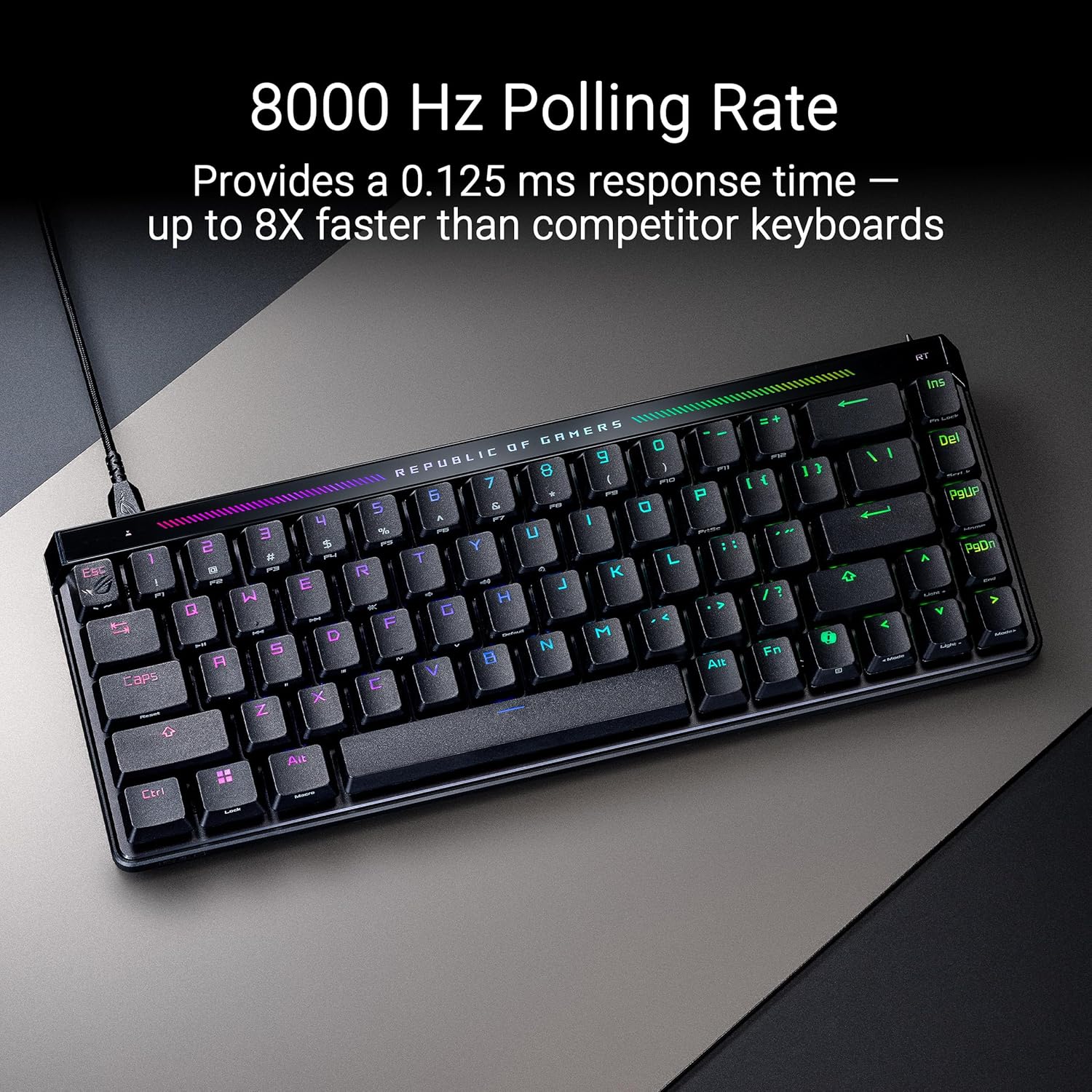 Asus ROG Falchion Ace 90MP03VE, HFX Wired gaming keyboard, RGB per key, All Keys Programmable - Image 3