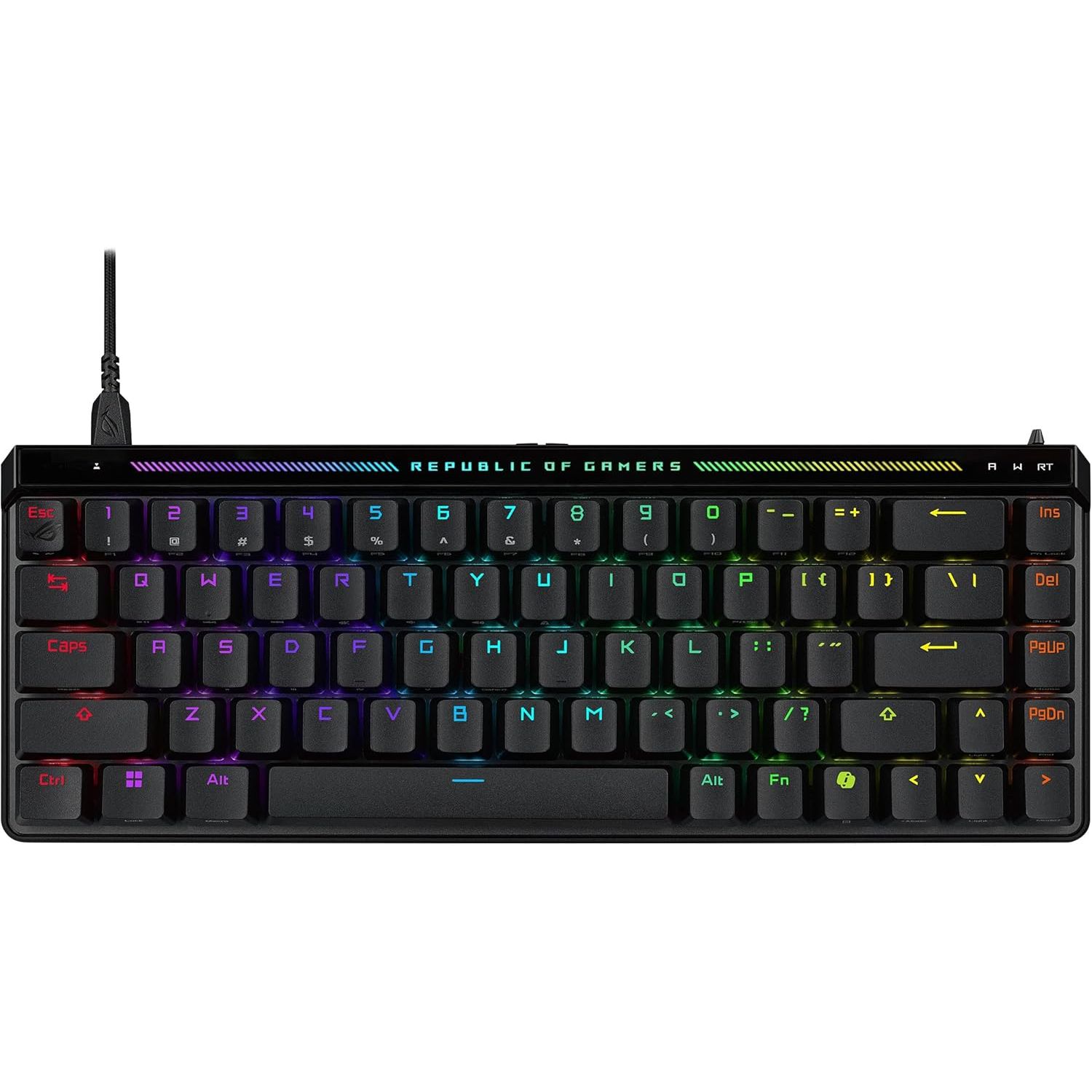 Asus ROG Falchion Ace 90MP03VE, HFX Wired gaming keyboard, RGB per key, All Keys Programmable