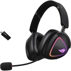 Asus ROG Delta 2 Wireless Gaming Headset 90YH03W0-BHCA00, Tri mode connectivity, DualFlow Audio