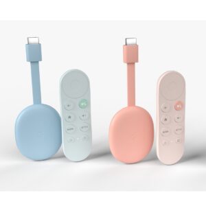 Google Chromecast with Google TV GZRNL, 4K HDR, 3 Colors