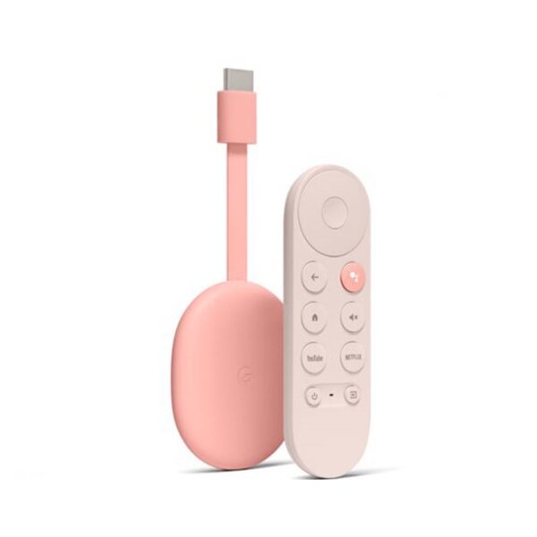 Google Chromecast with Google TV GZRNL, 4K HDR Pink