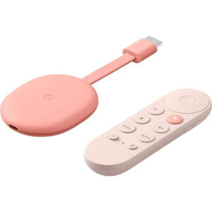 Google Chromecast with Google TV GZRNL, 4K HDR Pink