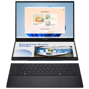 ASUS Zenbook Duo UX8406CA-IS99T, Ultra 9-285H, 32GB OB, 2TB Nvme, Two 14-inch OLED WUXGA Touchscreen, Windows 11