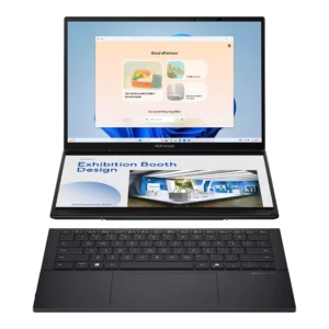 ASUS Zenbook Duo UX8406CA-IS99T, Ultra 9-285H, 32GB OB, 2TB Nvme, Two 14-inch OLED WUXGA Touchscreen, Windows 11