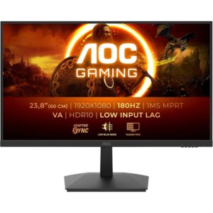 AOC 24G15N, 24-inch Gaming Monitor FHD, 180Hz, 1ms