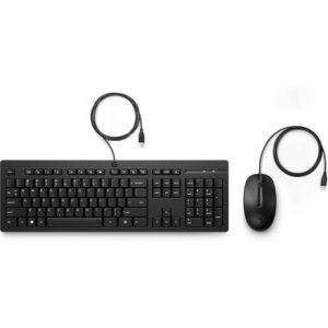 HP 225 Wired Keyboard and Mouse Set, M52730-001