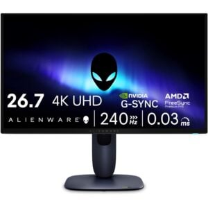 Alienware AW2725Q, 27-inch Gaming Monitor, 4K 240Hz QD-OLED, 0.03ms