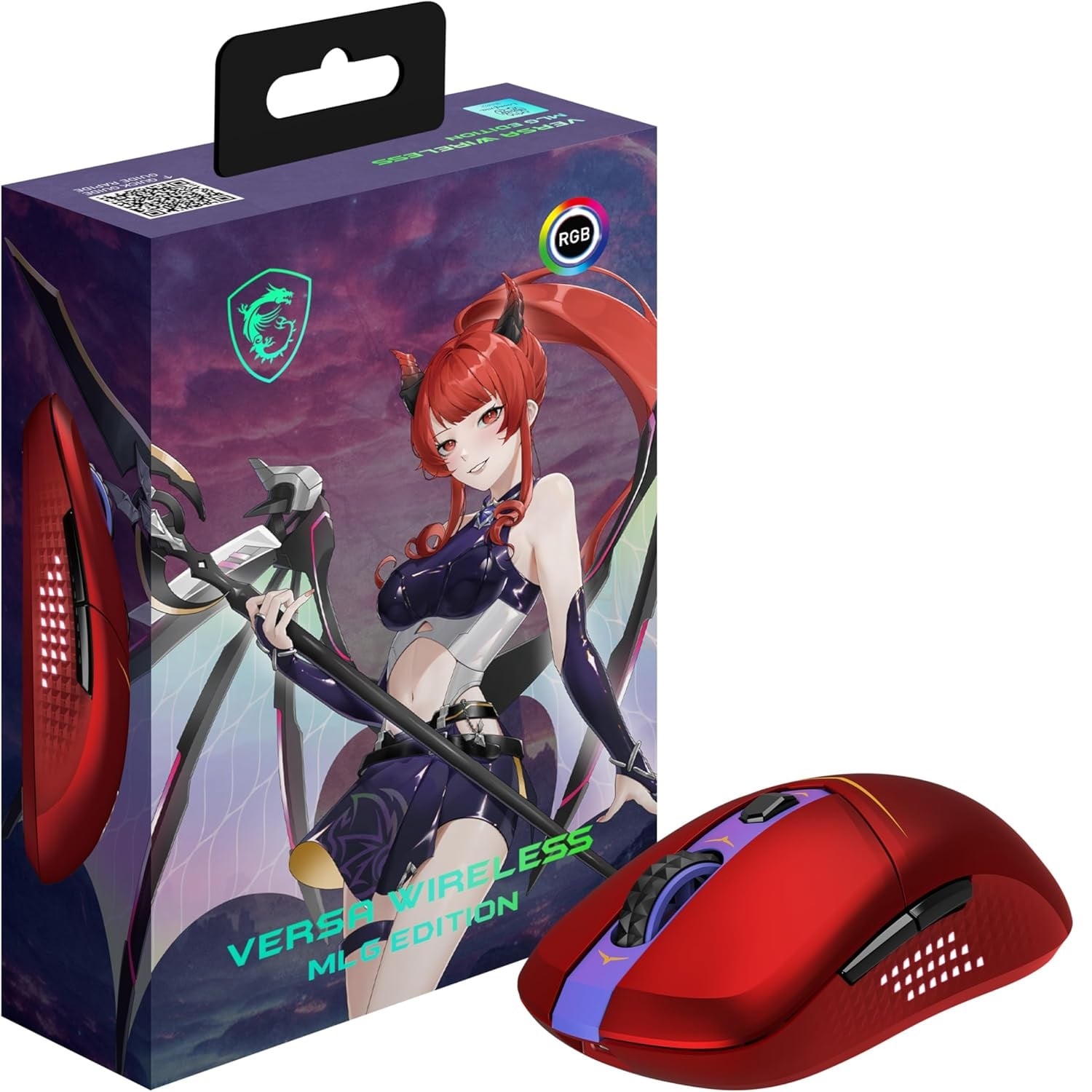 MSI Versa MLG edition Wireless Gaming Mouse, lightweight, up to 26000 DPI