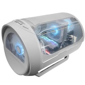 Mars Gaming MC-Cylon Gaming Case MicroATX, Cylindrical Turbine Design