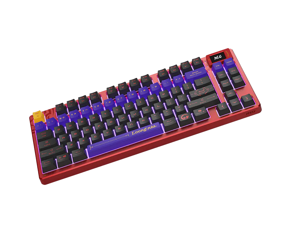 MSI Forge GK600 TKL, Wireless Gaming Keyboard, Tenkeyless design, 20 mode RGB, MLG Special Edition - Image 5