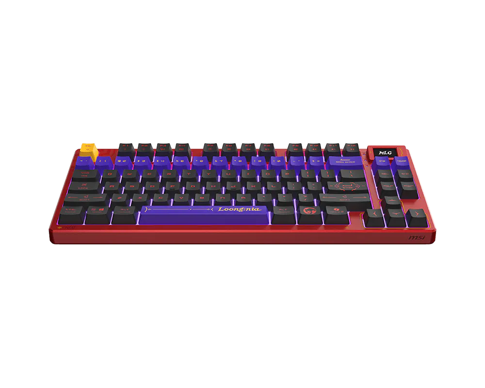 MSI Forge GK600 TKL, Wireless Gaming Keyboard, Tenkeyless design, 20 mode RGB, MLG Special Edition - Image 3