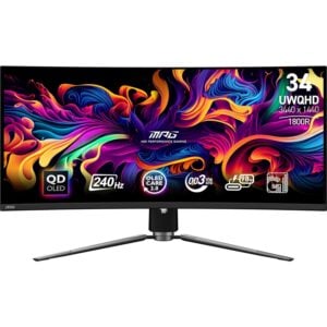 MSI MAG 341CQPX, 34-inch UWQHD OLED Curved gaming monitor, 240Hz, 0.03ms