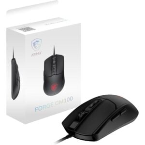 MSI Forge GM100, lightweight gaming USB gaming mouse, up to 6400 DPI