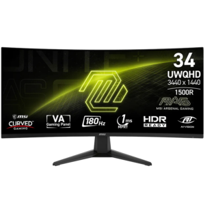 MSI MAG 346CQ UWQHD curved monitor in Lebanon