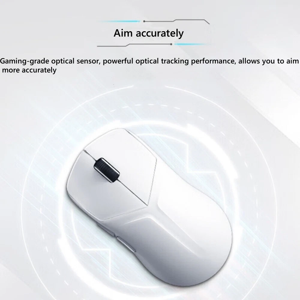 Lenovo Legion M6X SE Gaming Mouse 3-Mode BT/Wireless/USB-C RGB 8000 DPI (White) - Image 3