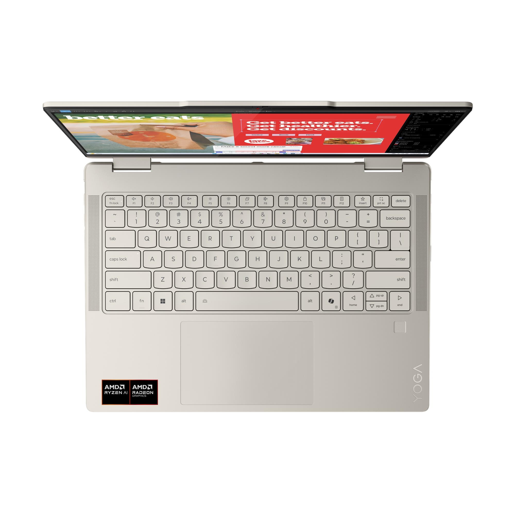Lenovo Yoga 7 14AKP10 83JR0001US, Ryzen AI 7 350, 16GB OB, 1TB nvme, 14-inch 2K OLED Touchscreen, Windows 11 - Image 2