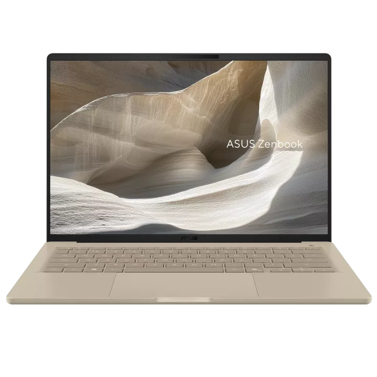 ASUS Zenbook A14 UX3407QA-X1P512, 14" 2K OLED, Snapdragon X Plus 2025, 16GB, 512GB, Copilot+ PC, Zabriskie Beige