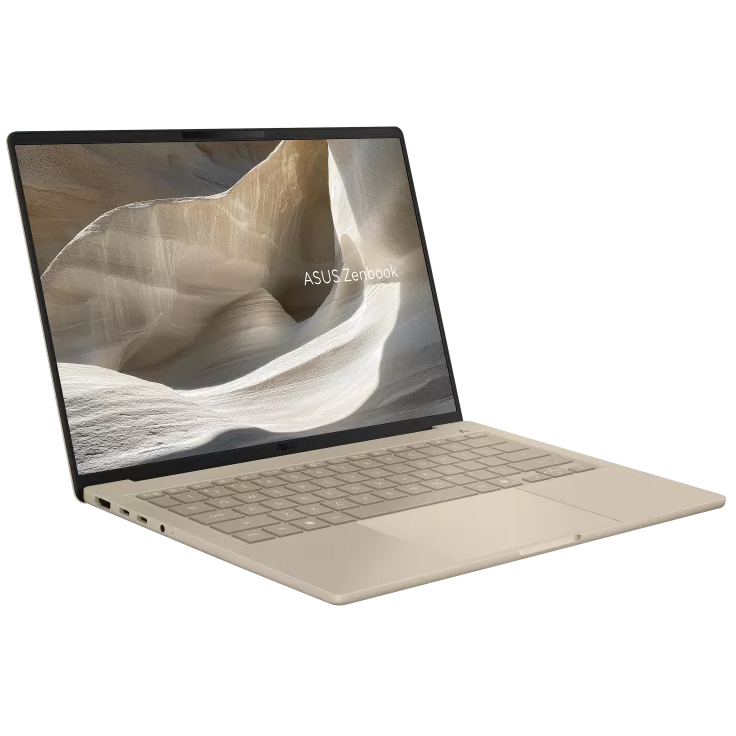 ASUS Zenbook A14 UX3407QA-X1P512, 14" 2K OLED, Snapdragon X Plus 2025, 16GB, 512GB, Copilot+ PC, Zabriskie Beige - Image 2