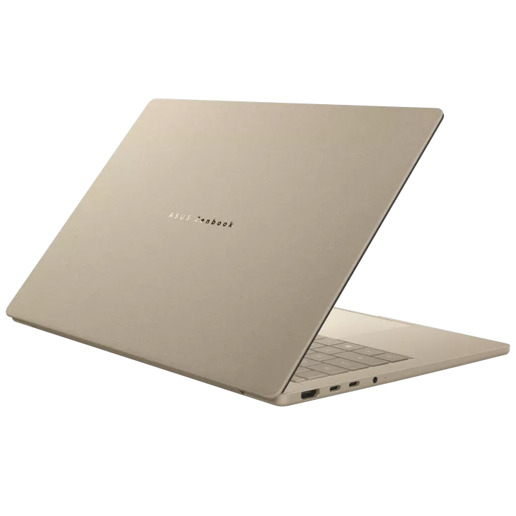 ASUS Zenbook A14 UX3407QA-X1P512, 14" 2K OLED, Snapdragon X Plus 2025, 16GB, 512GB, Copilot+ PC, Zabriskie Beige - Image 3