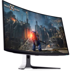 Alienware AW3225QF, 32-inch Curved Gaming Monitor, UHD 4K 240HZ QD-OLED, 0.03ms