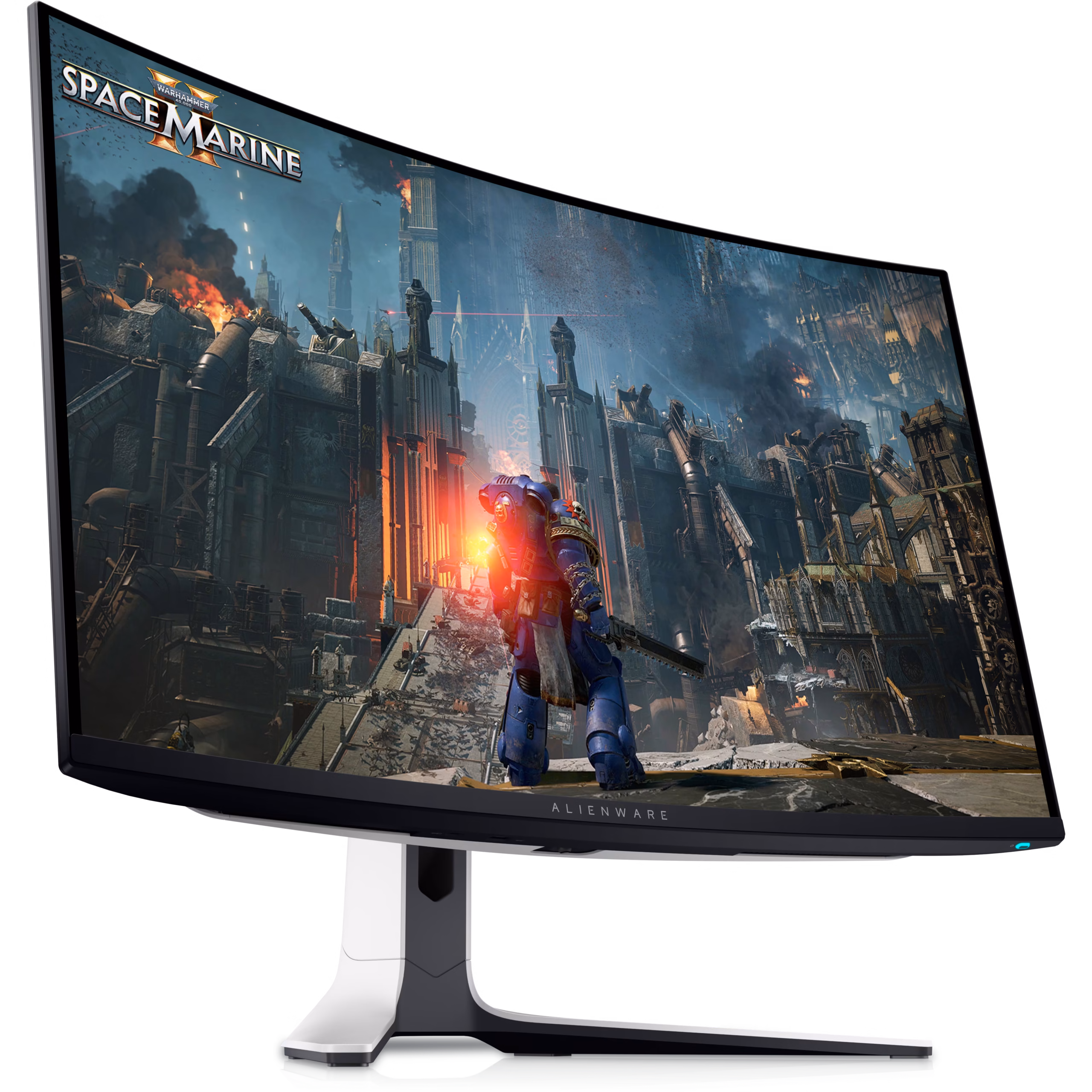 Alienware AW3225QF, 32-inch Curved Gaming Monitor, UHD 4K 240HZ QD-OLED, 0.03ms