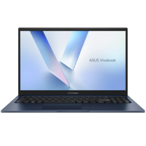 An open ASUS Vivobook 15 F1504ZA-WH52 laptop viewed from the front on a white background.
