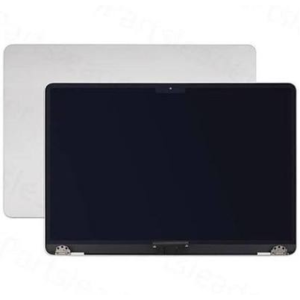 Back and front view of a screen replacement for a Macbook Air A2681 Silver.