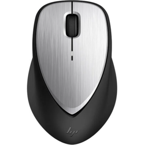 Black Mouse HP Envy viewed from the top on a white background.