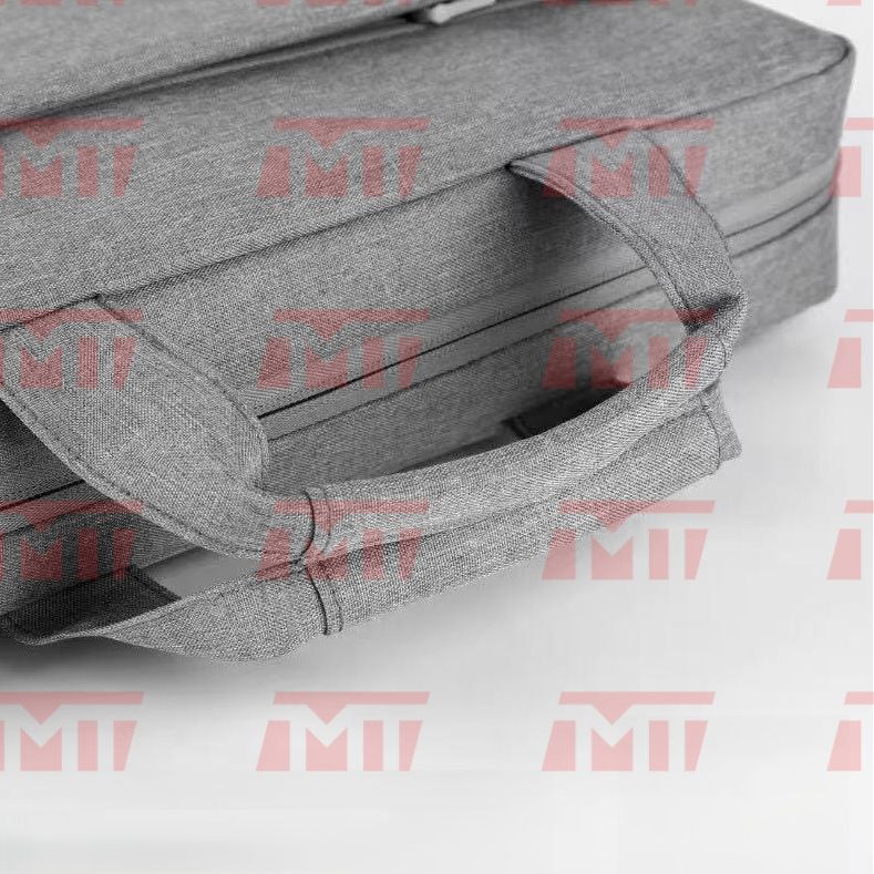 Close-up of the reinforced, comfortable fabric top grab handles.